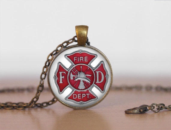 Firefighter necklace on sale for her
