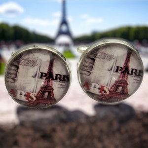 エッフェル塔カフスボタン パリカフスボタン フランスカフス