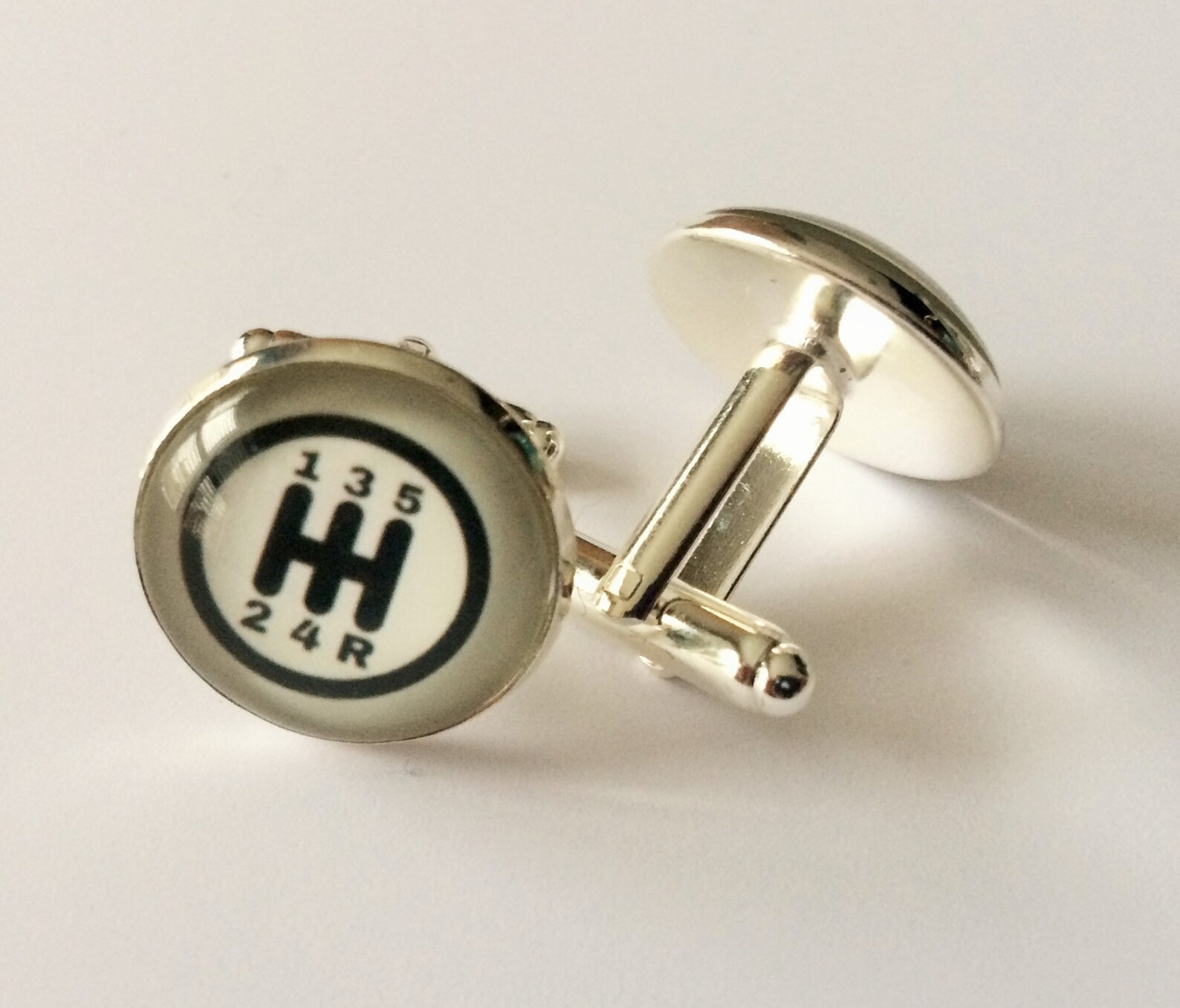 GEAR SHIFT CUFFLINKS / Manual Stick Shift Cufflinks / Gift for Etsy