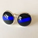 thumbnail image 2 of Yellow & Blue Glass Cufflinks - Cuff Daddy 2 of 12