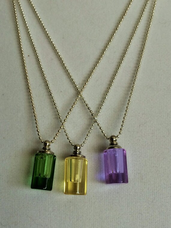 Fillable vial necklace deals