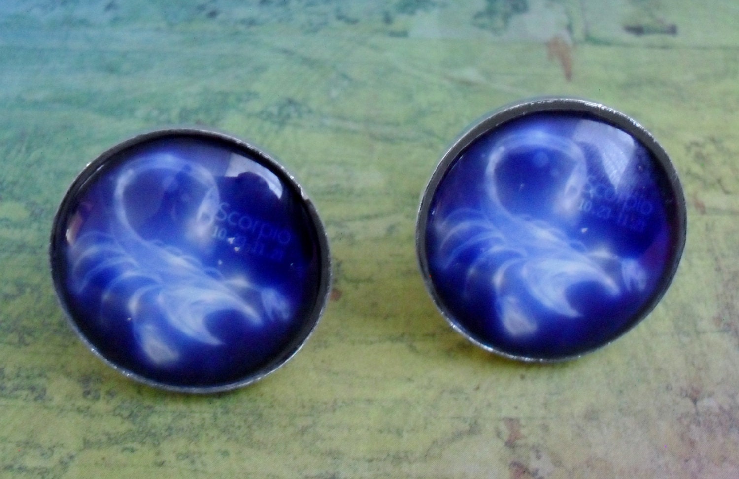 Zodiac Celestial Constellation Cuff Links / Scorpio Cufflinks Etsy
