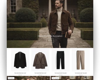Luxury Shopify Theme 2.0 | High-End Fashion & Streetwear Template | Designer Boutique Store