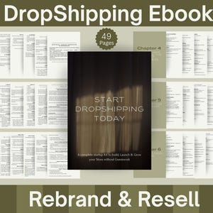 Dropshipping e-boksguide: MRR + PLR, återförsäljningsrättigheter ingår