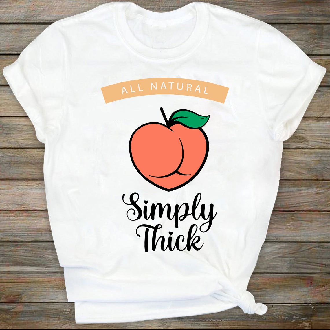 All Natural Simply Thick Svg File EPS File PNG File JPG File Etsy