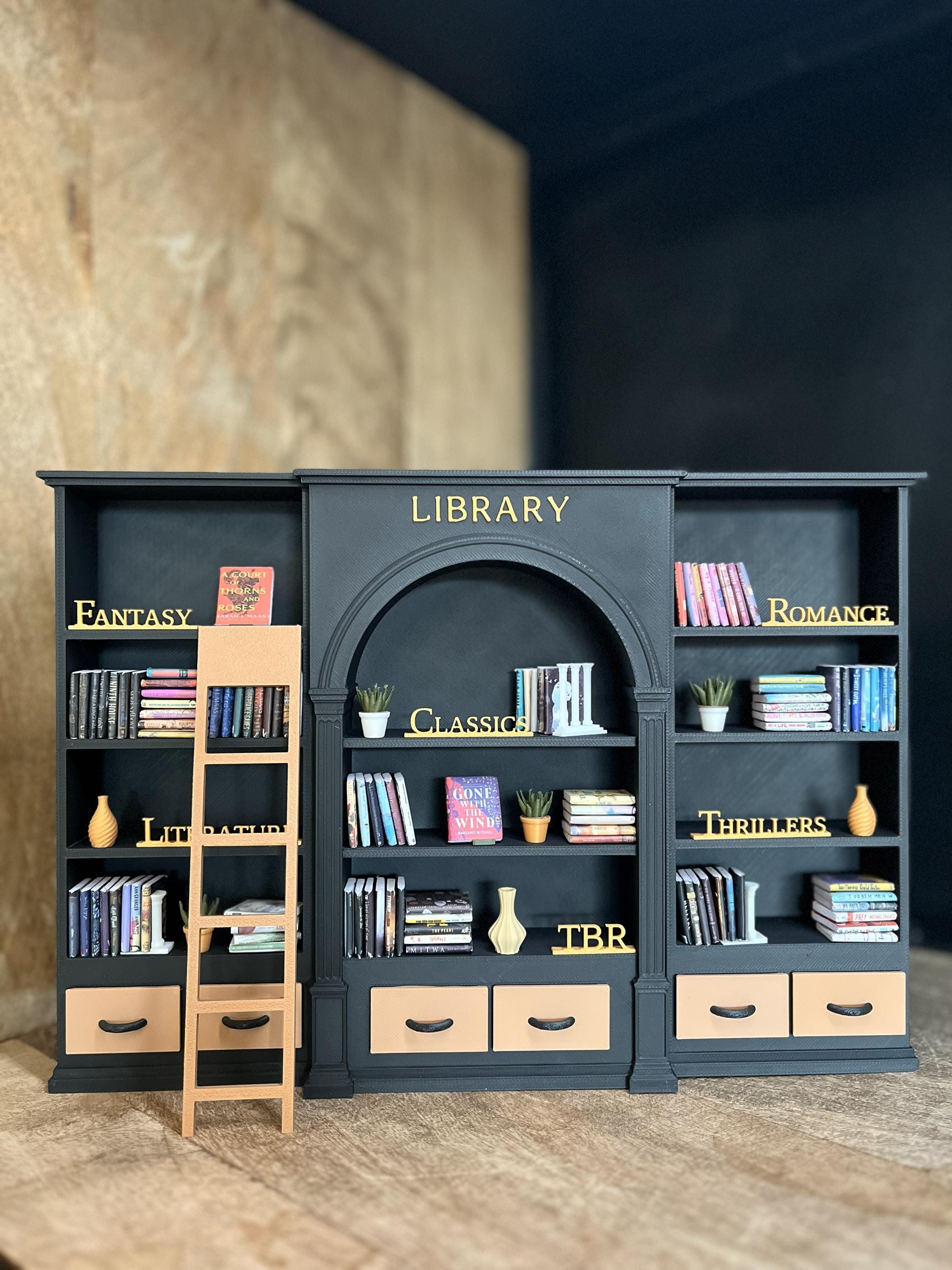 Mini Mensola Da Parete In Legno Per Casa Delle Bambole – Libreria In Miniatura Per Decorare Stanze E Accessori - 2