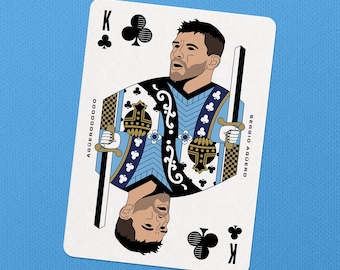Baraja de cartas del Man City - Regalo único para los aficionados del Man City