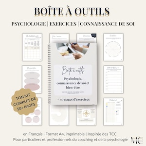 Verktygslåda för psykologi och självkännedom | Personlig och professionell coachning | KBT-övningar, emotionell hantering, värderingar | PDF