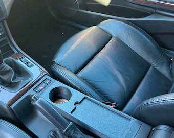 BMW E46 Cup Holder with Built-In Wireless Phone Charger