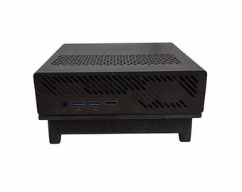 Minisforum MS-01 / MS-A2 Stand with 140mm Fan Mount for Better Cooling