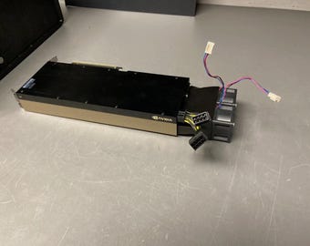 Nvidia A40 L40 GPU Accelerator cooling adapter for 2 fans.