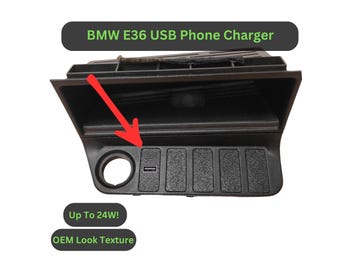 BMW E36 USB Phone Charger