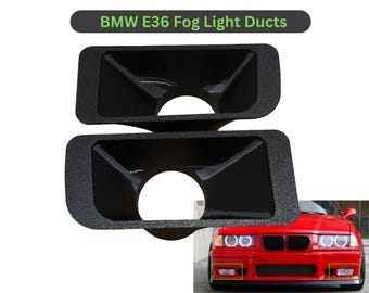 BMW E36 Fog Light Duct Cold Air Intake – Left & Right Set