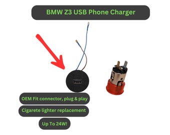 BMW Z3 USB Phone Charger - cigarette lighter replacement
