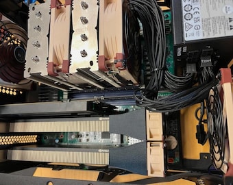 NVIDIA RTX PRO 6000 Blackwell Server Edition cooling adapter for 2 fans.