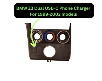 BMW Z3 Dual USB-C Phone Charger for 1999-2002