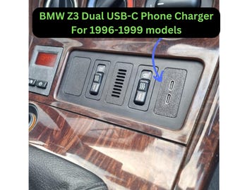BMW Z3 Dual USB-C Phone Charger for 1996-1999