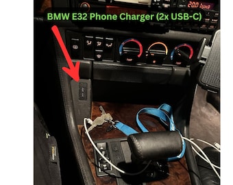 BMW E32 Dual USB-C Phone Charger