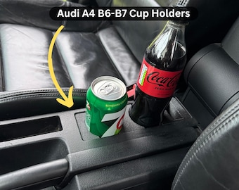 Audi A4 B6 B7 Cup Holders – Center Console Insert | Plug & Play Upgrade