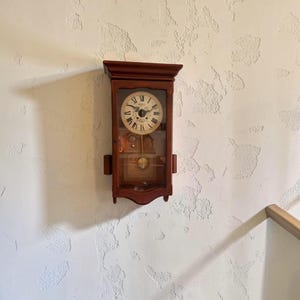 Vintage New England Clock Wall Clock – 8 Day Spring Wound Bim Bam Chime