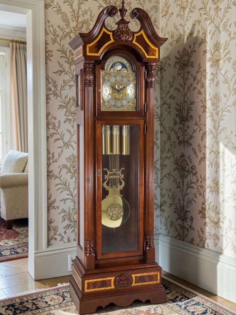 Hermle Foreman Triple Chime Grandfather Clock Tubular or Rods - Etsy