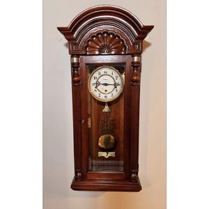 Howard Miller Jennison Triple Chime Wall Clock – Serviced Mechanical Movement