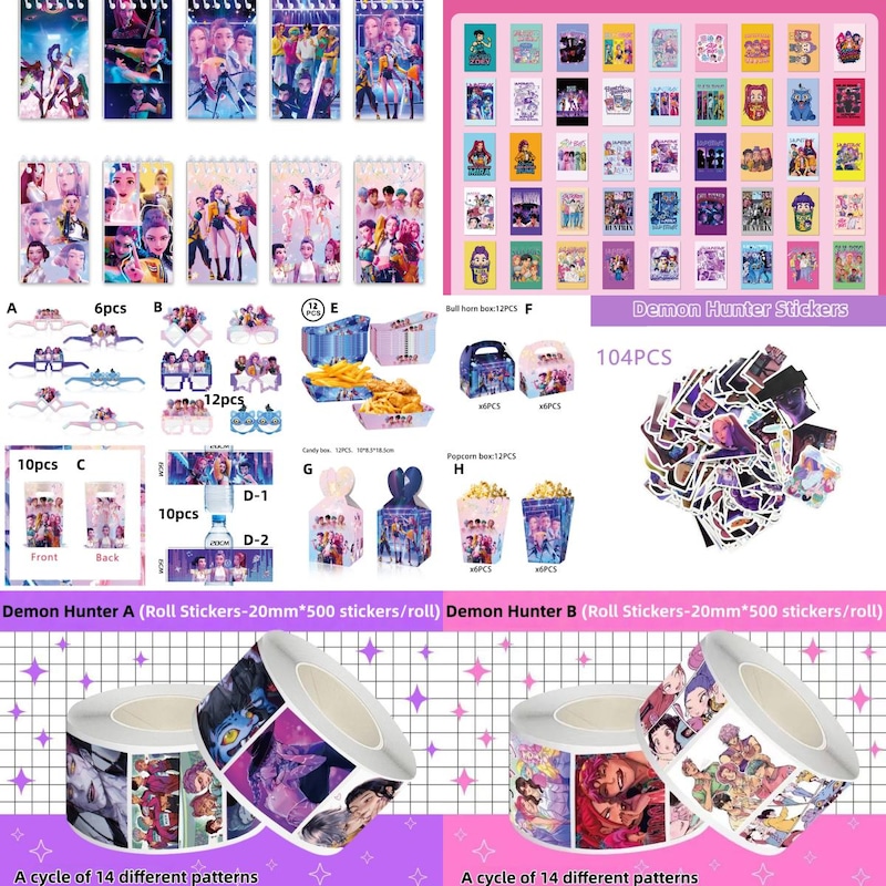Kpop Demon Hunters Popcorn - Etsy