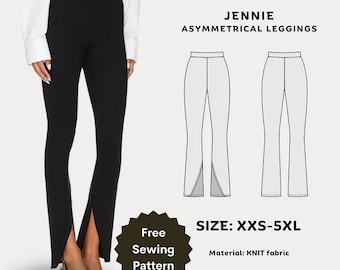 Patrón de costura para leggings Jennie / Patrones de vestidos / Vestidos casuales / Vestidos de fiesta