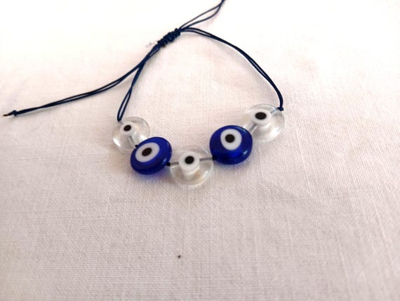 Handmade evil eye bracelet