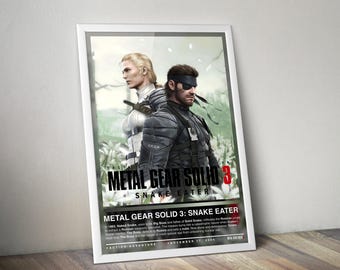 メタルギアソリッド4 ポスタープリント | ゲームポスター | ゲーム装飾