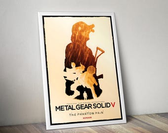 MGS ピースウォーカー プレミアムポスター（ベクターデザイン） - Etsy