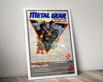 メタルギアソリッド4 ポスタープリント | ゲームポスター | ゲーム装飾