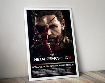 【最安値！】 メタルギアソリッド Ⅴ ファントムペイン B2ポスター Amazon.co.jp: メタルギアソリッドVファントムペインアート