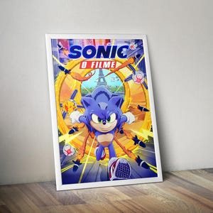 Sonic the Hedgehog Poster | Gaming Poster | Sonic Prints | Video Game Posters | Large Poster Prints | Wall Decor Posters | Gaming Gifts