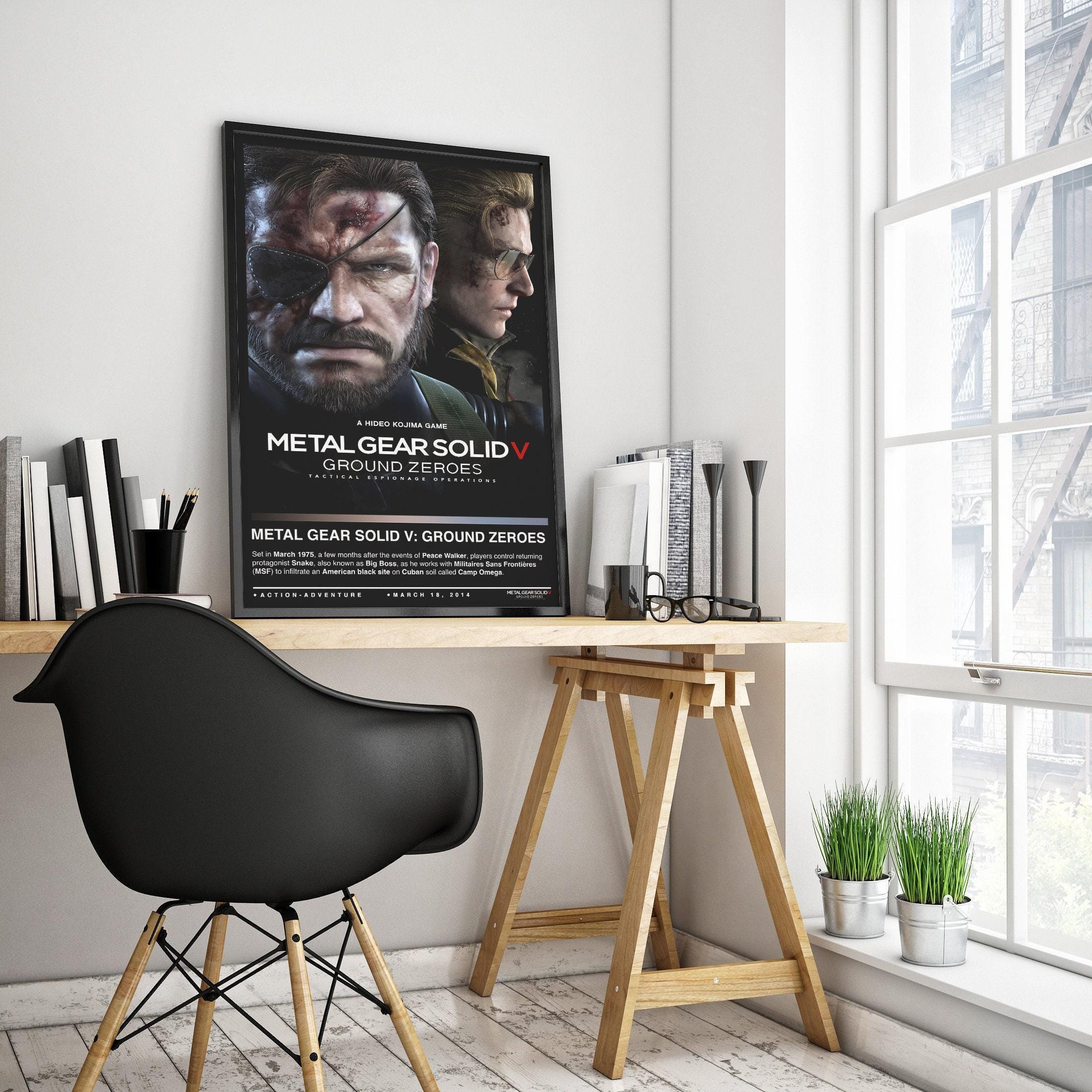 Metal Gear Solid V Ground Zeroes Poster | Gaming Poster | 4 Color