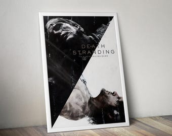 Póster de Death Stranding / Impresiones de Death Stranding / Pósters de videojuegos / Póster de juegos de acción / Póster de videojuegos / Regalos de videojuegos / Póster de decoración de pared