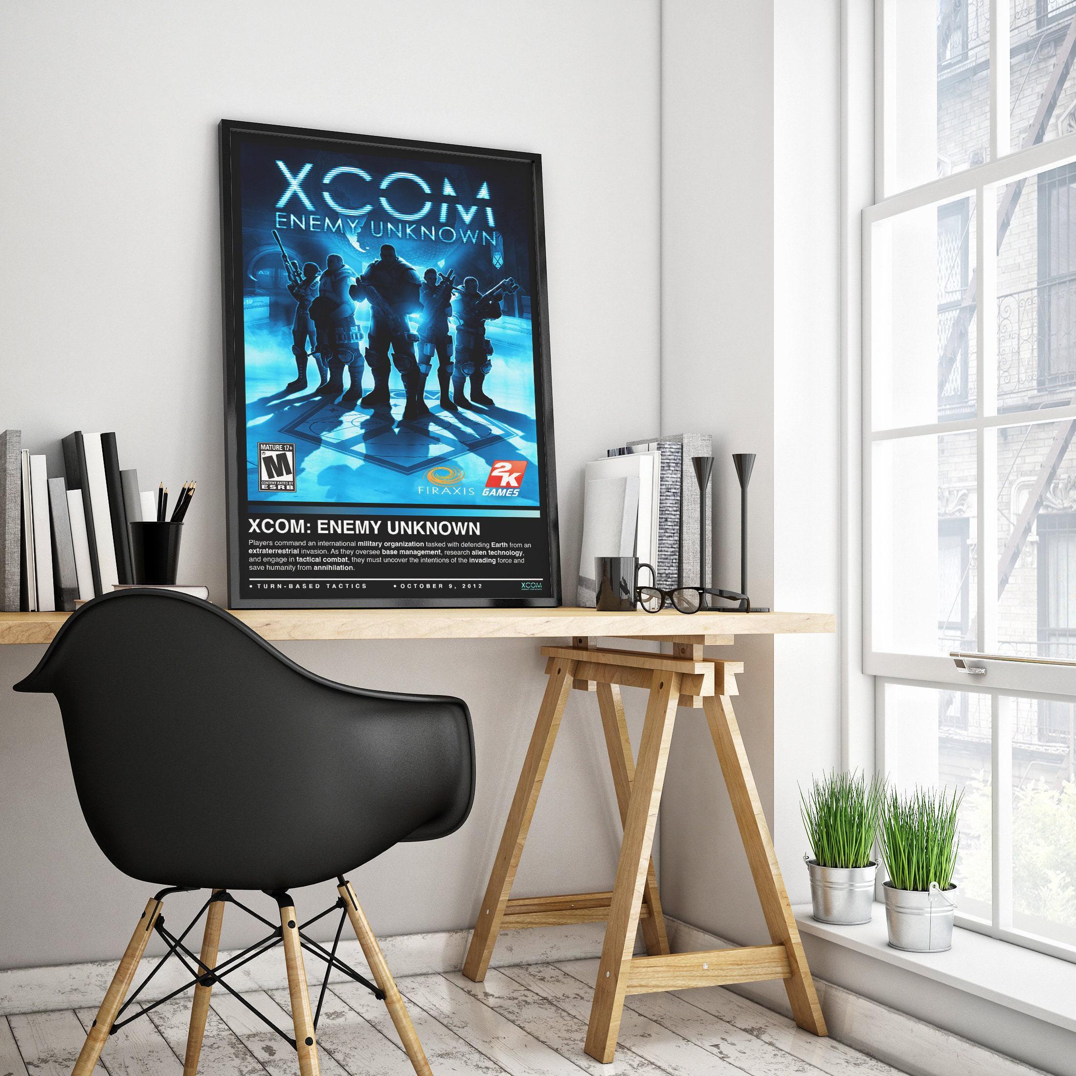 Xcom Poster XCOM Enemy Unknown Poster Print | XCOM Poster | Gaming Poster | 4 ...