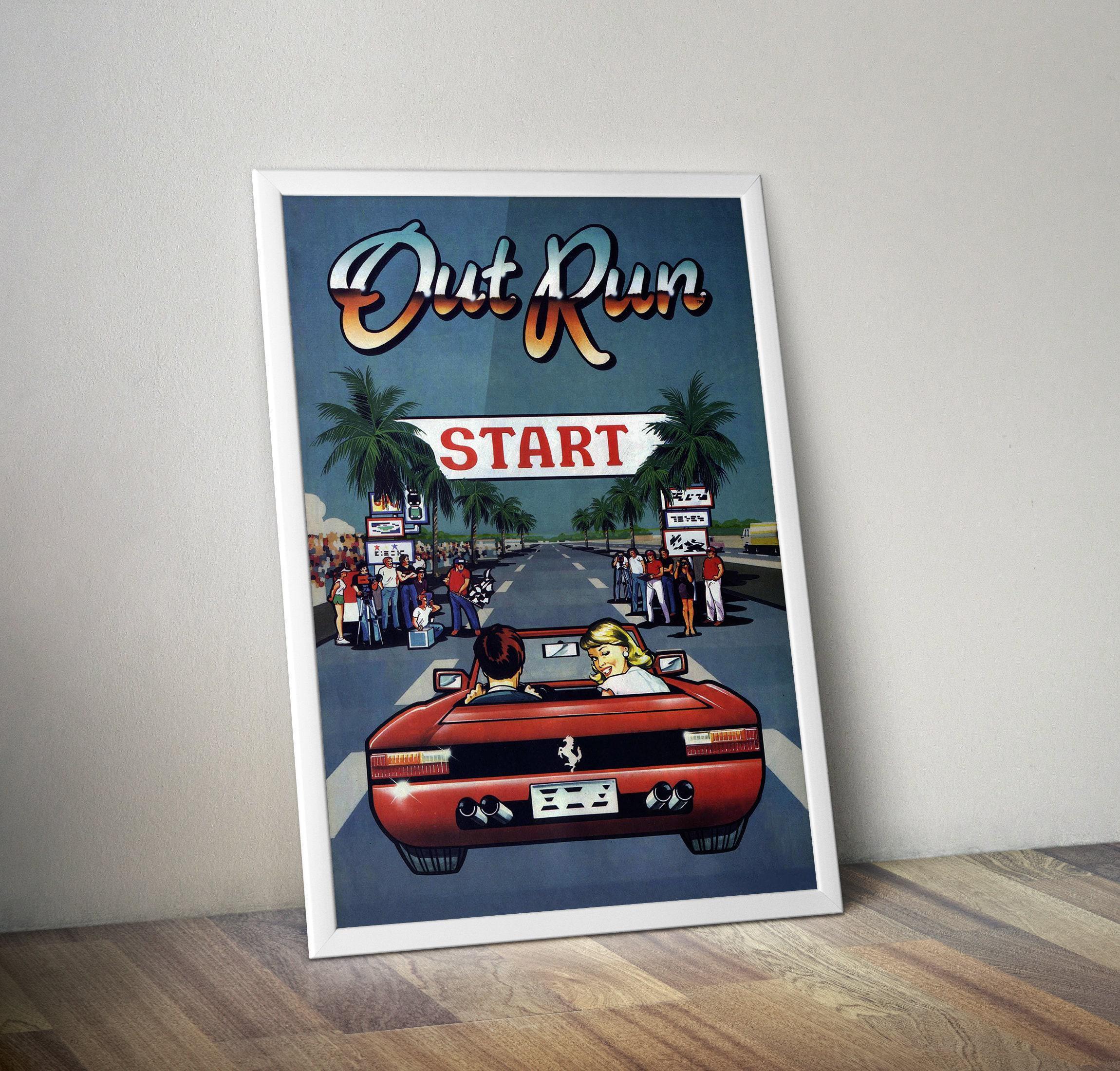 Outrun Poster Sega - Etsy