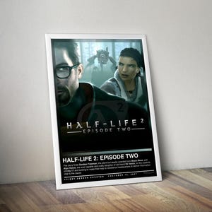 Half-Life 2 Episode Two Poster | Half-Life Print | Gaming Posters | 4 Colors | Gaming Decors | Video Game Posters | Gaming Gift | Gaming Art
