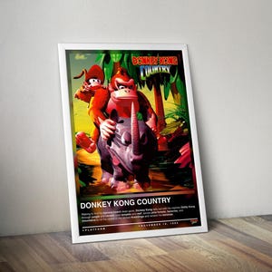 Donkey kong 64 poster - Etsy 日本