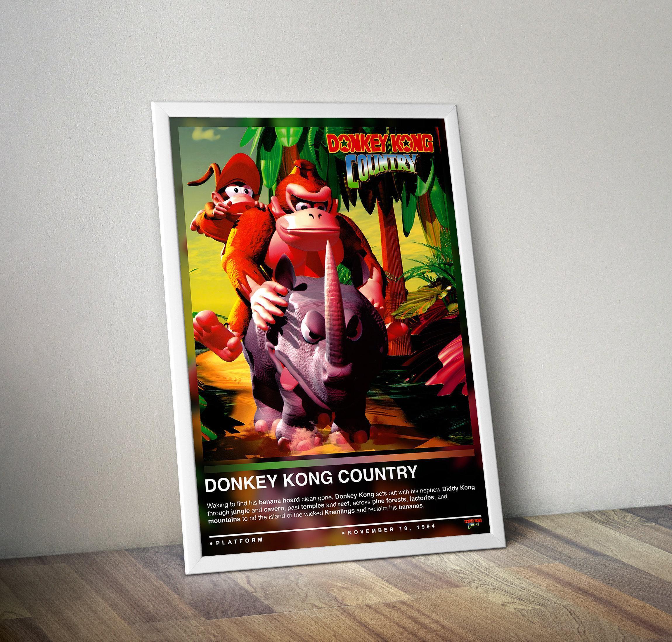 Donkey kong 64 poster - Etsy 日本