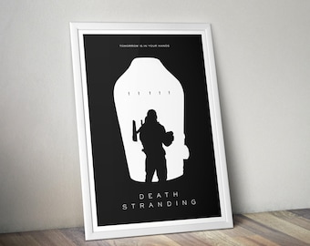 Póster de Death Stranding / Impresiones de Death Stranding / Pósters de videojuegos / Póster de juegos de acción / Póster de videojuegos / Regalos de videojuegos / Póster de decoración de pared
