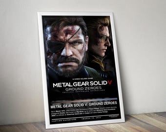 メタルギアソリッド4 ポスタープリント | ゲームポスター | ゲーム装飾