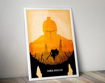 Dark Souls II Poster | Dark Souls Prints | Soulslike Posters | The Bearer of the Curse | Gaming Posters | Video Game Posters | Gaming Gifts