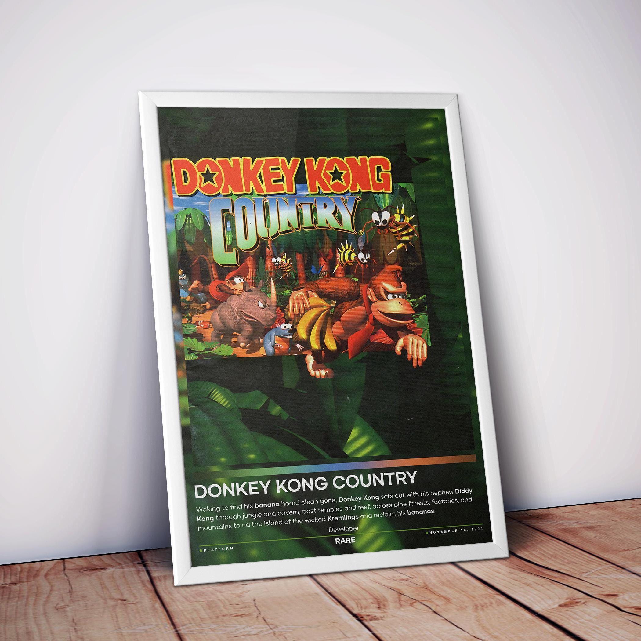 Donkey kong 64 poster - Etsy 日本