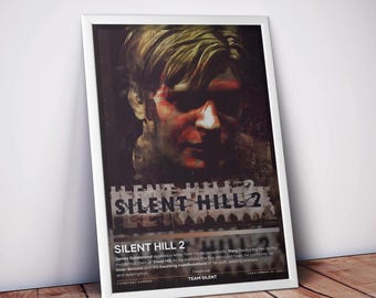 Silent Hill 2 Poster | Video Game Poster | 4 Colors | High Quality Matte Print | Survival Horror Wall Art | Gamer Gifts | Free USA Shipping