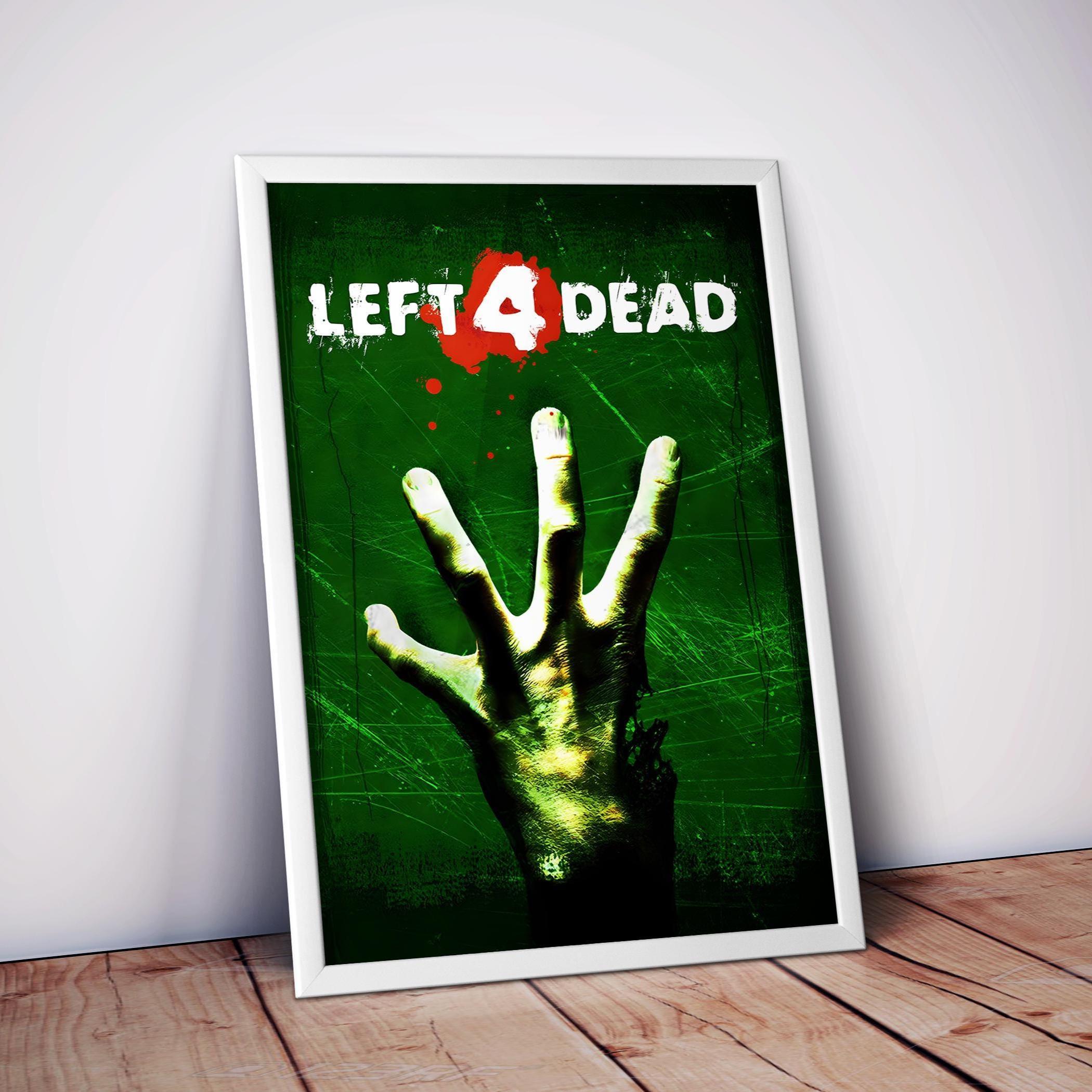 Left 4 Dead Poster | Classic Zombie FPS Art | Co-op Survival