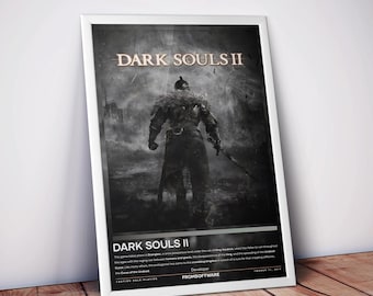 ダークソウル2 ビデオゲームポスター - Etsy 日本