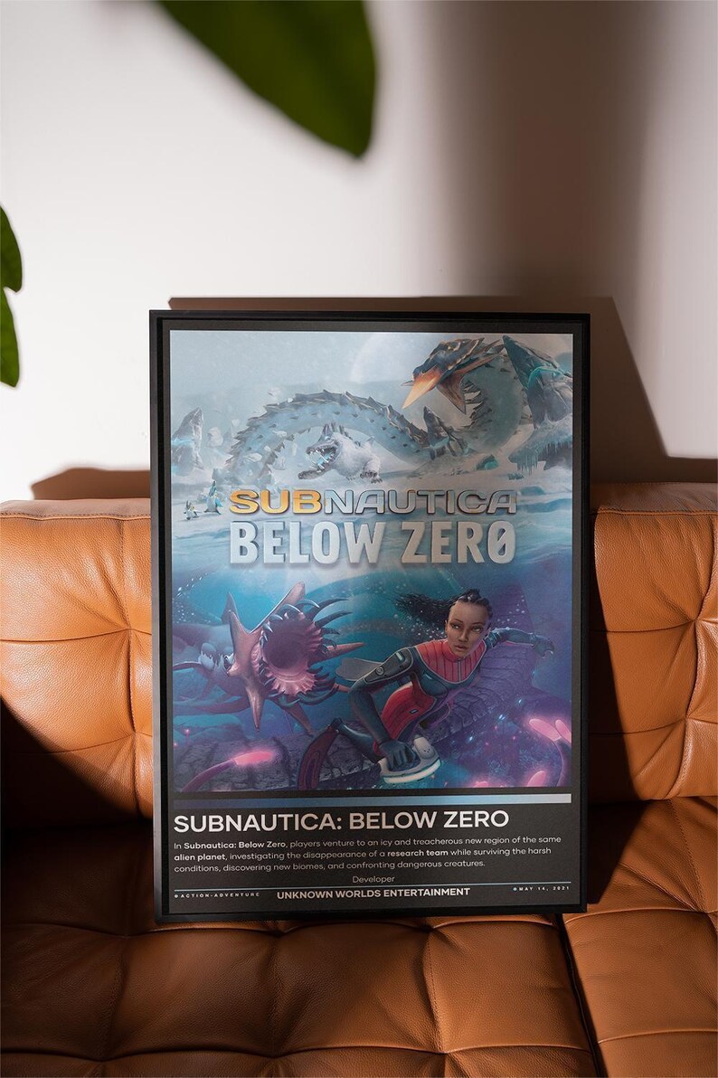 Subnautica Below Zero Poster Video Game Poster 4 Colors High subnautica-below-zero-poster-video-game-poster-4-colors-high