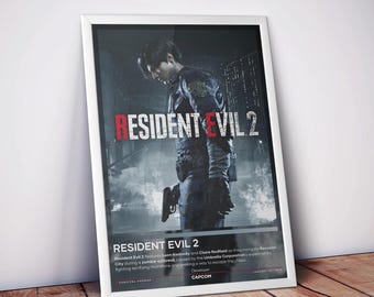 バイオハザード RE:2』リメイクポスター - Etsy 日本